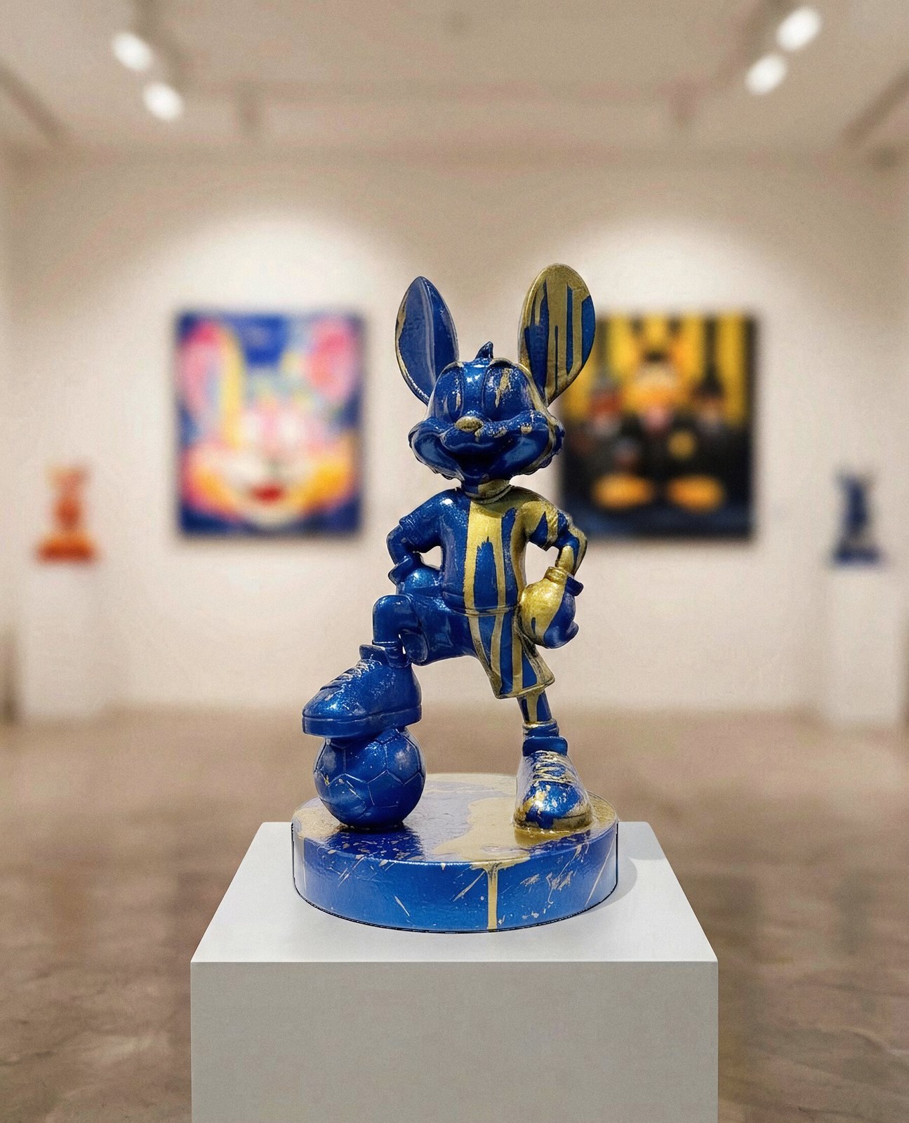 Mr Roo NÖ-MR-02, pop-art sculpture by Nursel Önen