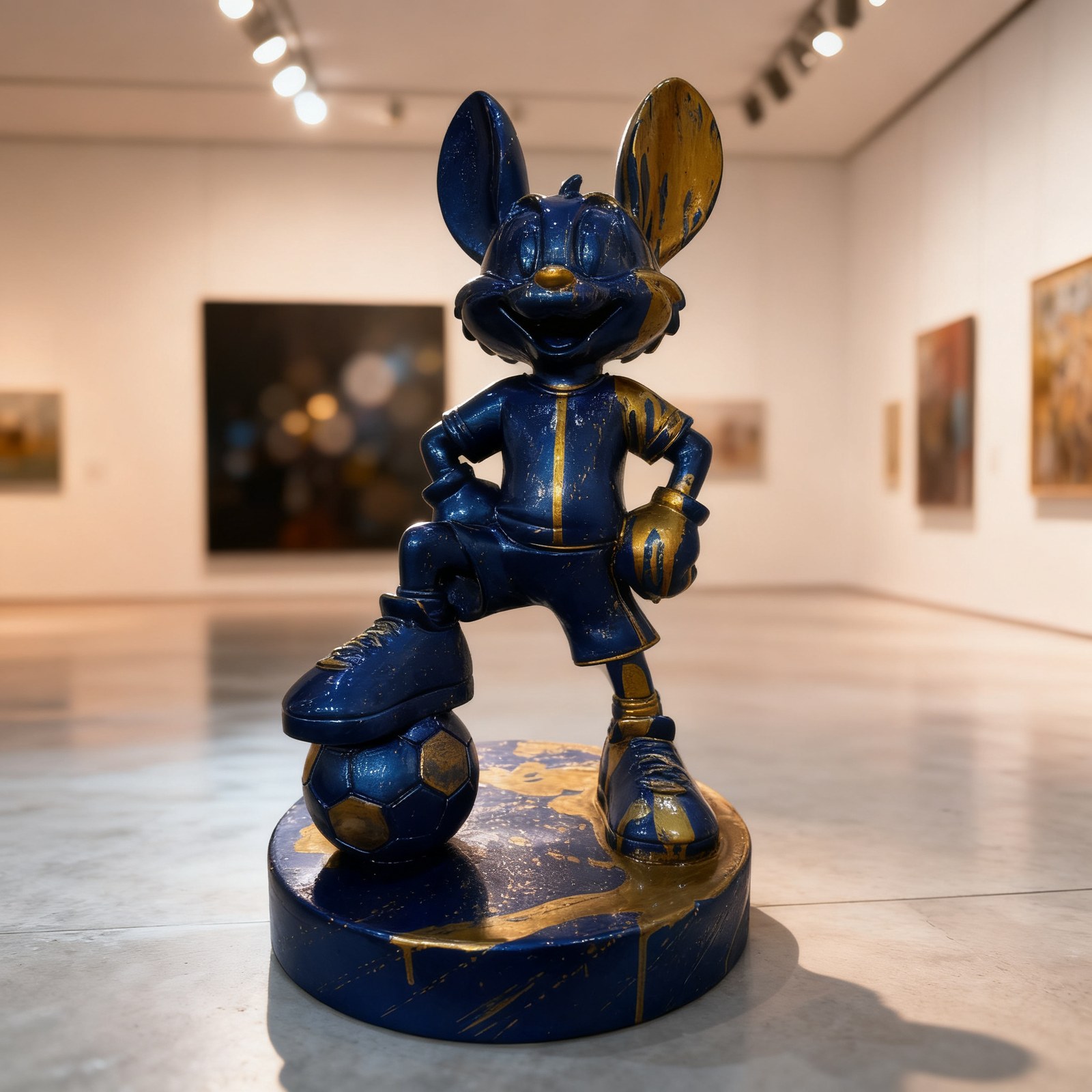 Mr Roo NÖ-MR-13, pop-art sculpture by Nursel Önen