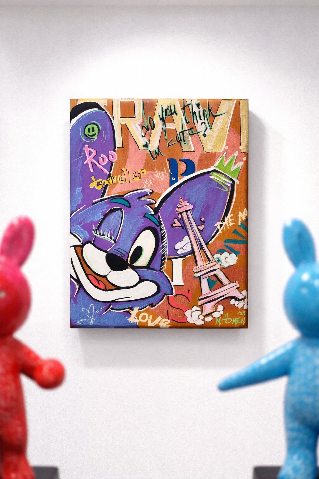 Wall Art NÖ-B-04, pop-art sculpture by Nursel Önen
