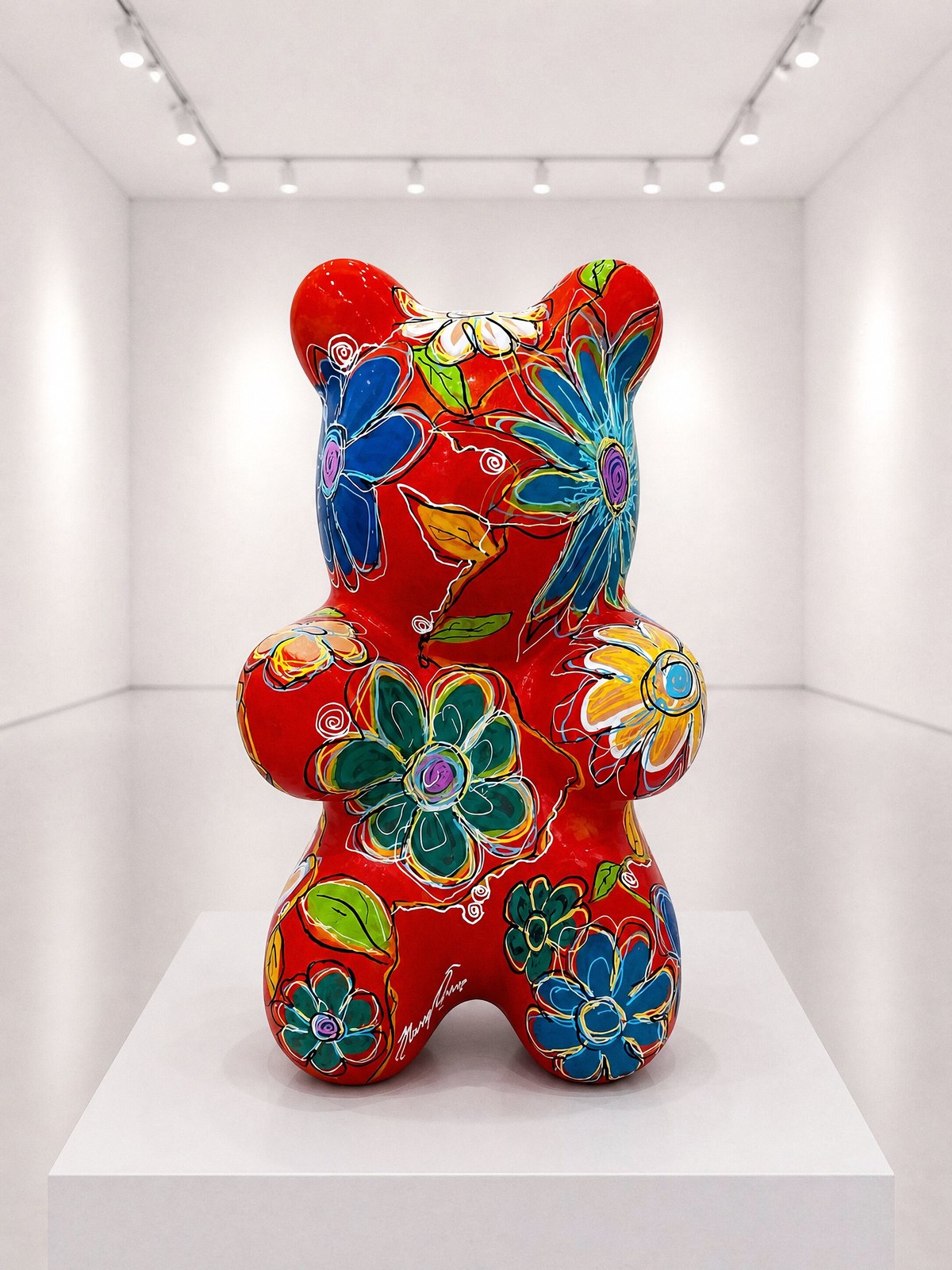 Pandy NÖ-PA-01, pop-art sculpture by Nursel Önen